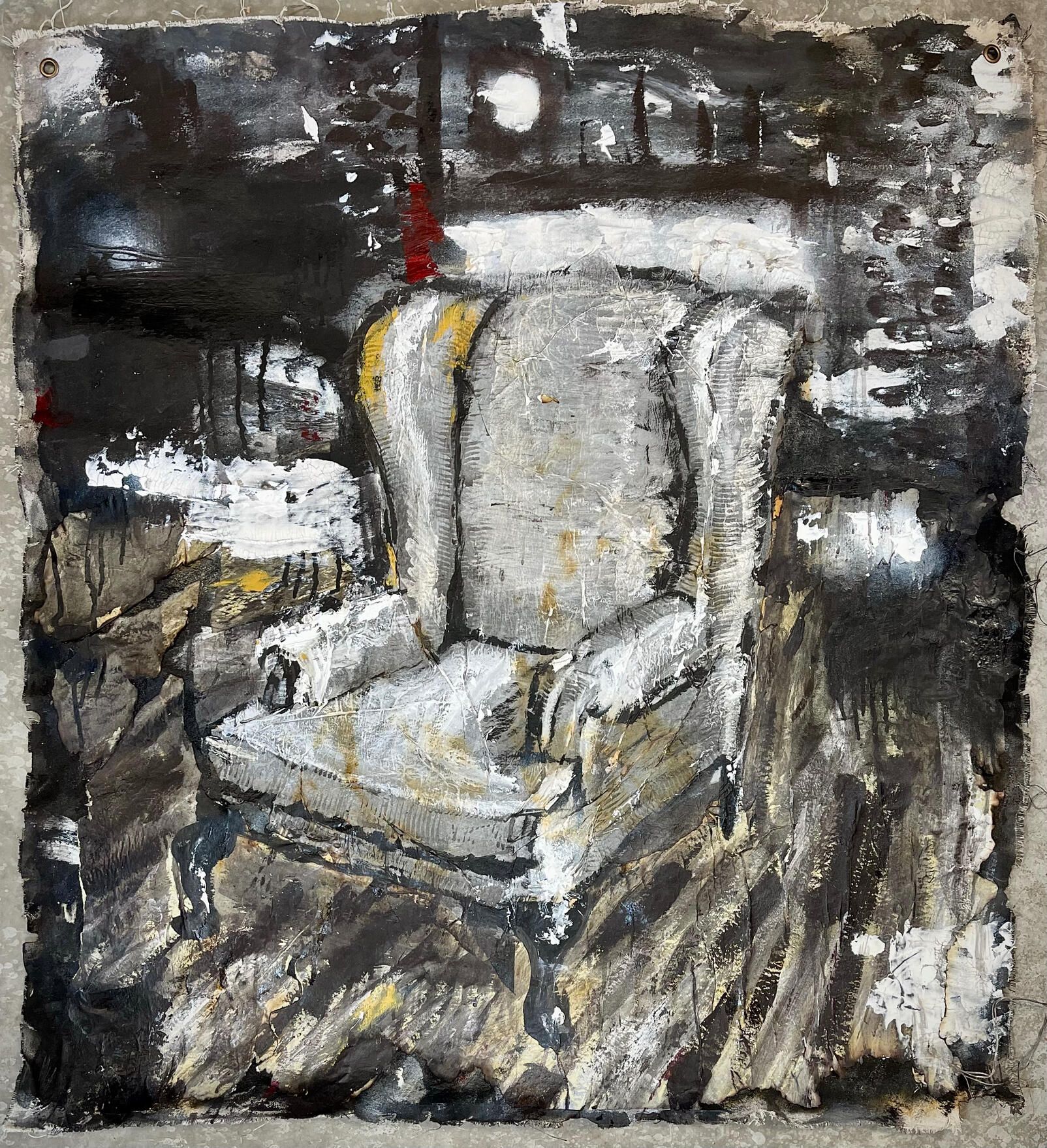 painting of a chair