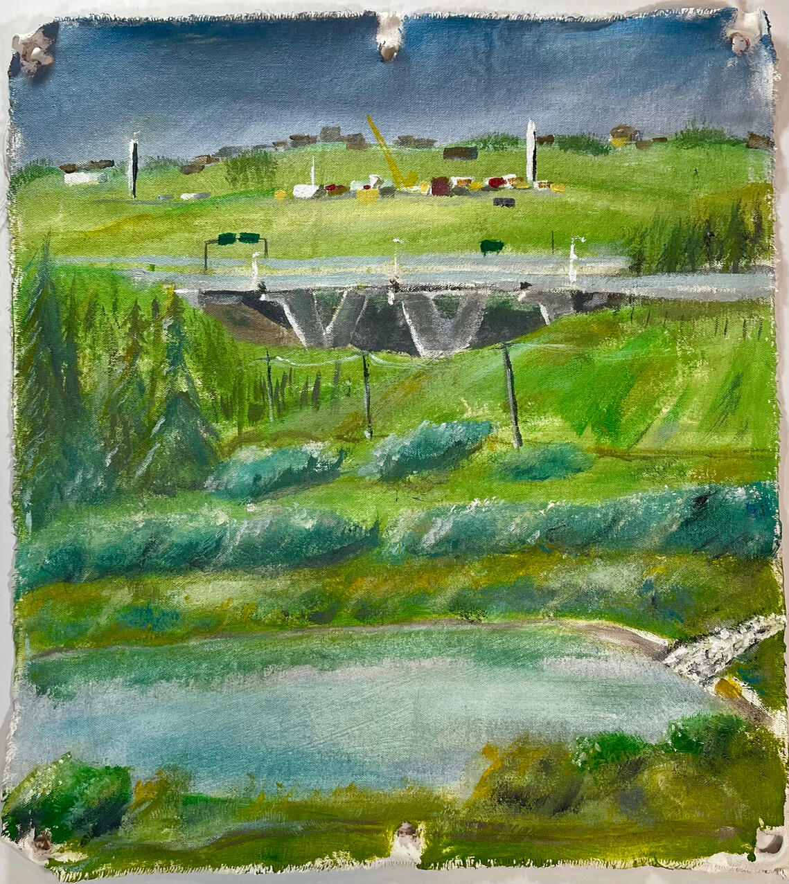 Fish Creek painting